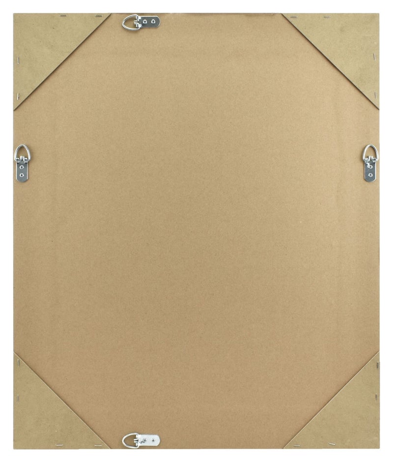 MCS Nordic Blossom Large Wall Mirror, Modern Rectangle Mirror Home Decor for Living Room, Bedroom, or Bathroom, 21 by 25 Inch, White - Image 4